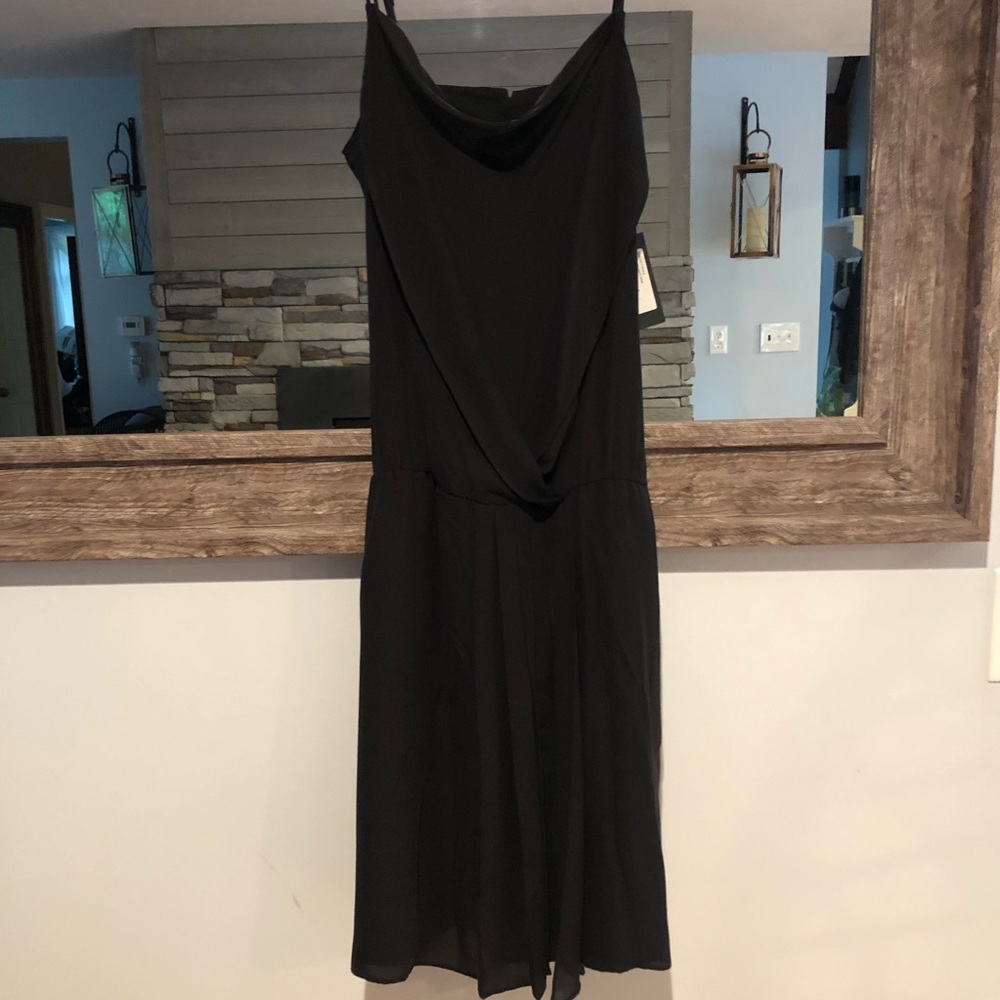 NWT Ted Baker Silk Cross Front Drape Dress Size 2